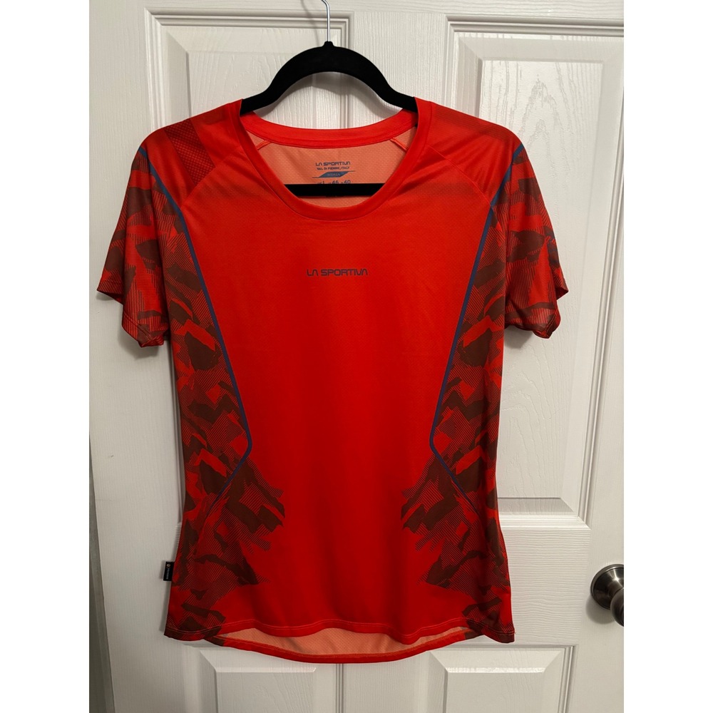 La Sportiva | Orange Pacer T-Shirt Trail‎ Running Women's Sz L